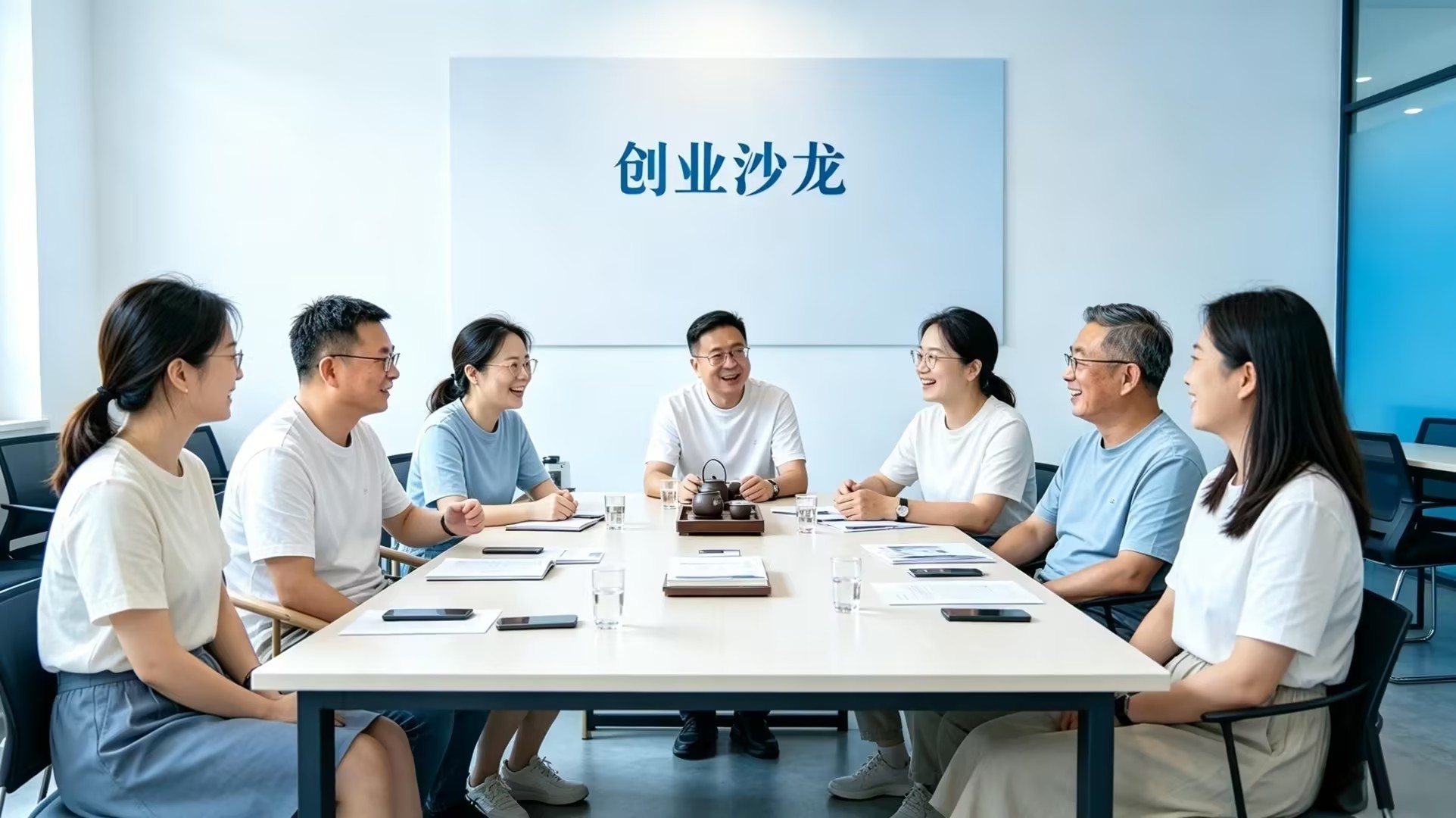 AI创业沙龙宣传图